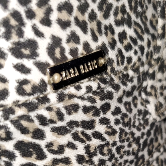Zara Basics 1975 Denim Animal Print Jeans/Pants - Picture 8 of 9